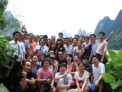 嘉立電梯-漓江合照